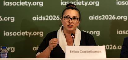 Portr&auml;t Erika Castellanos auf der Welt-Aids-Konferenz 2026
