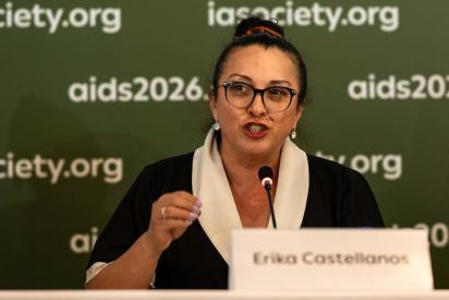 Portr&auml;t Erika Castellanos auf der Welt-Aids-Konferenz 2026