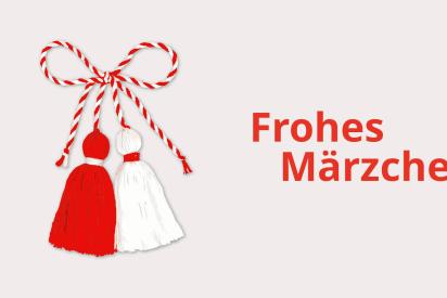 Abbildung eines Marteniza-Bändchens mit dem Wunsch 
