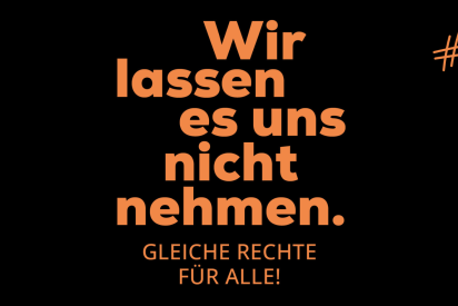 "Wir lassen es uns nicht nehmen": Motiv aus der Kampagne #AidshilfeBleibtStabil