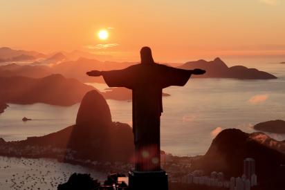 Sonnenaufgang in Rio de Janeiro